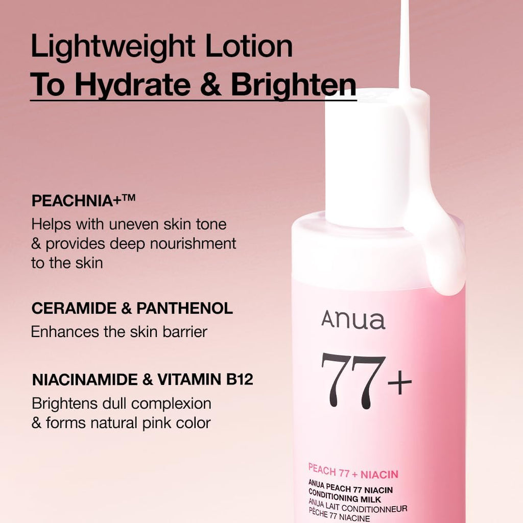 Anua Peach Niacinamide Conditioning Lotion, 5.06 fl.oz - Image 4