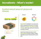 Sepia King premium cuttlebone inside eco-conscious bulk packaging