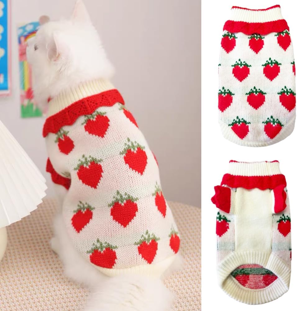 ANIAC knitted dog clothes medium size displayed on a white background