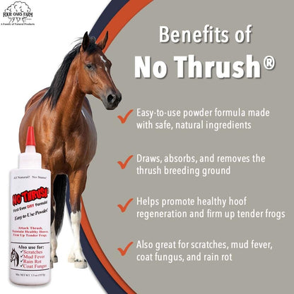 Four Oaks Farm Ventures dry formula powder for horse rain rot and mud fever care