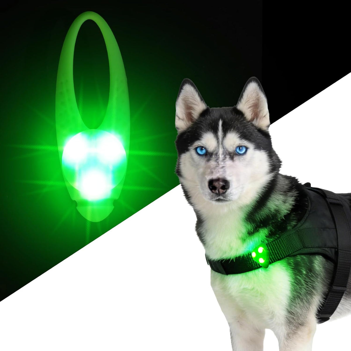 LaRoo Dog Lights for Night Walking, LED Dogs Collar Lights for Nighttime Clip On Light up Dog Collar Pet Camping Essentials Orange - Image 13