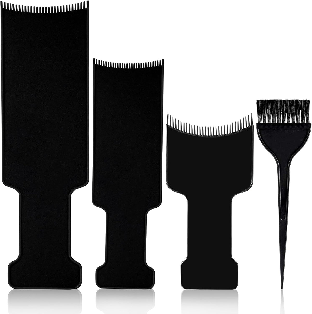 Mozeat Lens 4 Piece Balayage Highlighting Kit front view with brushes and boards