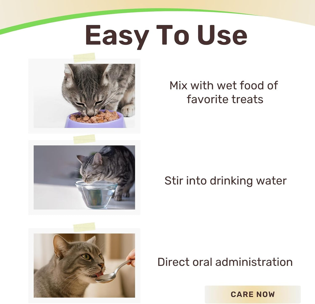 Liquid dewormer for kittens showing the one milliliter dosing dropper