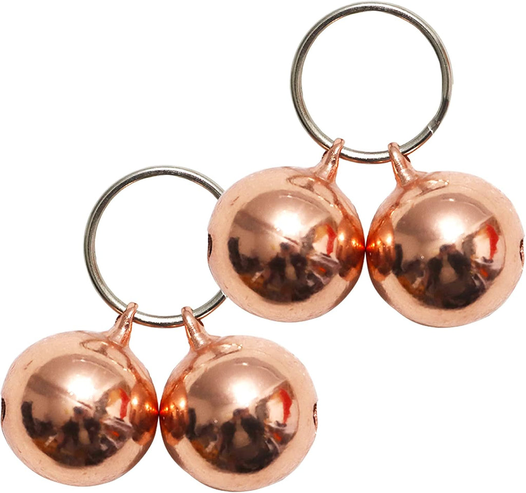 SJANE 4 Pack Cat & Dog Copper Bells - Pet Tracker Training | Pet Collar Accessories | Save Birds & Wildlife(Green) - Image 10