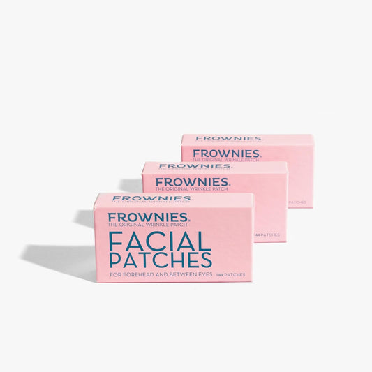Frownies Forehead and Between the Eyes Wrinkle Patches box front view