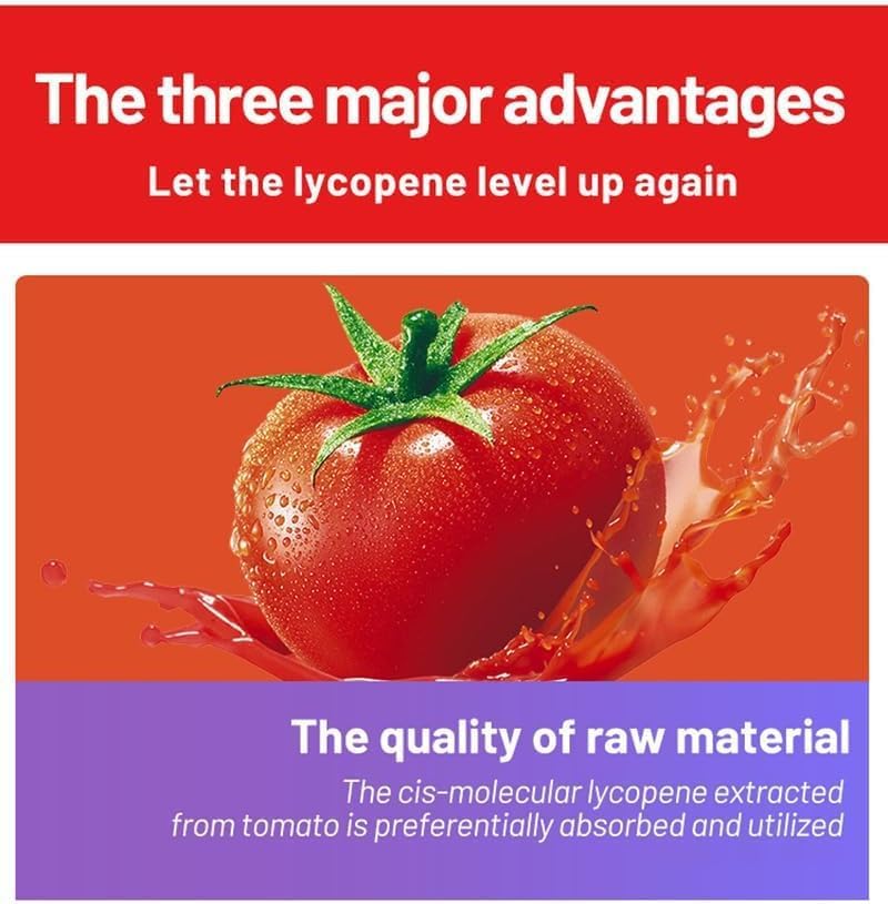Upondata Lycopene Capsules 100 count bottle side angle