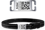 TechMark Dog Tags Personalized for Pets Custom ID Laser Deep Engraving Stainless Steel Ultra Durable, Polished Curved Rectangular Arch, Text ONLY for 1" Collars - Image 13