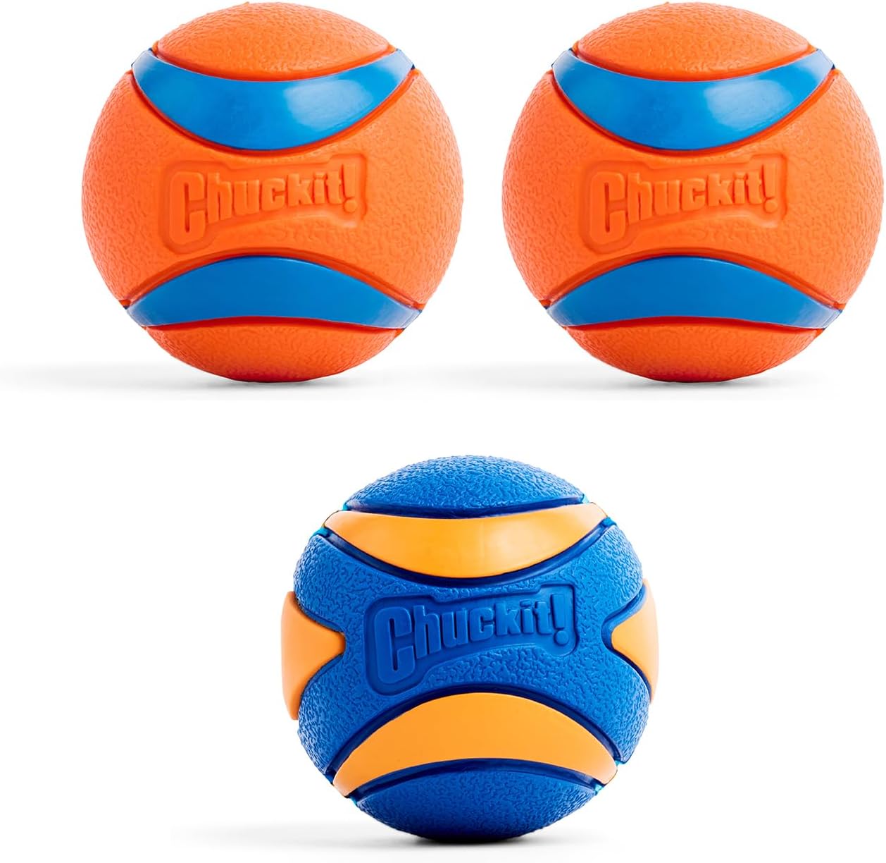 Chuckit! Ultra Ball Dog Toy - Medium Bouncy Fetch Balls For Dogs 20-60 lbs - Made from Durable Rubber - Floating Water Pet Toys - Size Medium - 2.5-inch Diameter - Pack of 4 - Image 9