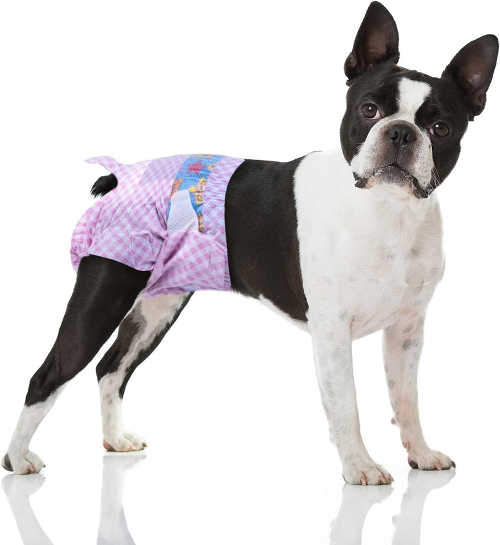 Disposable Female Dog Diapers, Puppy Diapers with Adjustable Elastic Waistline for Female Dog or Cat in Heat,Incontinence, Diaper with Wetness Indicator, XXS-10 Count - Image 9