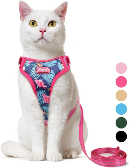 Supet Cat Harness and Leash Escape Proof for Walking, Adjustable Cat Vest Harness and Leash Set for Large and Small Kittens Dogs - Image 11