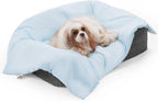 EHEYCIGA Premium Cooling Blankets for Dogs - Q-MAX>0.53, Dog Cooling Blanket Summer, Soft Dog Cooling Mat for Hot Weather, Washable Cat Pet Cooling Blanket, Blue, 30x40 - Image 9