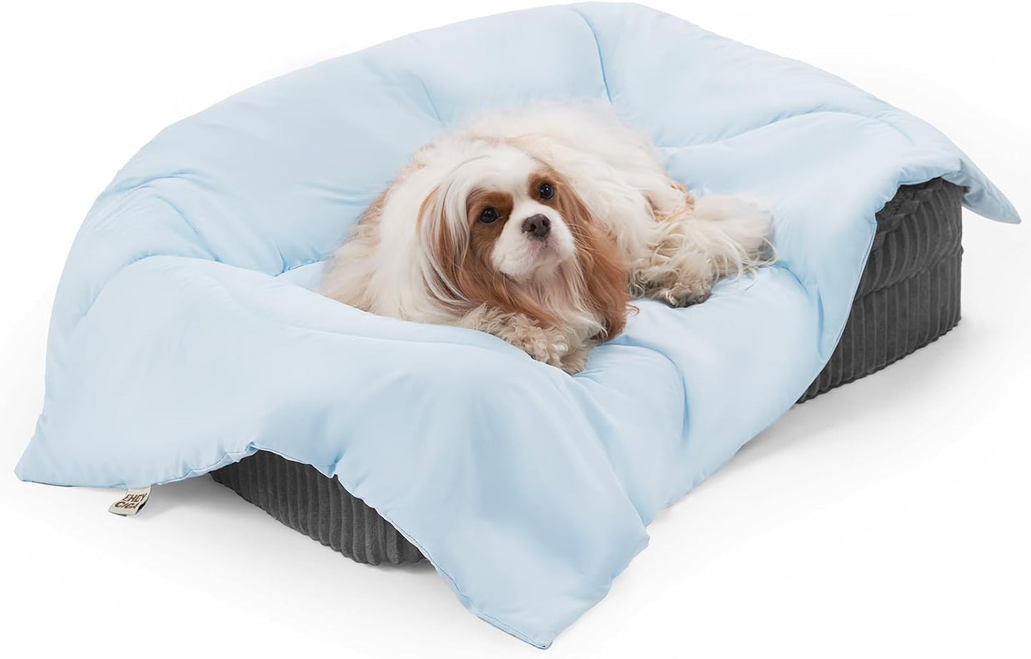EHEYCIGA Premium Cooling Blankets for Dogs - Q-MAX>0.53, Dog Cooling Blanket Summer, Soft Dog Cooling Mat for Hot Weather, Washable Cat Pet Cooling Blanket, Blue, 30x40 - Image 9