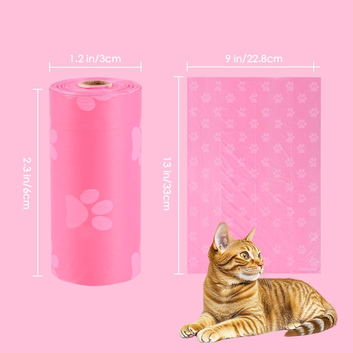 Durable leakproof dog waste bag handling pet waste safely