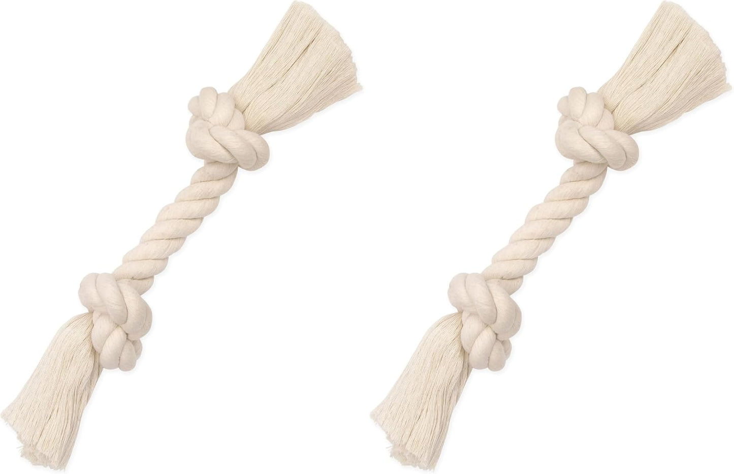 Mammoth Pet Products Dog,Flossy Chews 100-Percent Cotton White Rope Bone, Large, 14-Inch (10006V) - Image 10