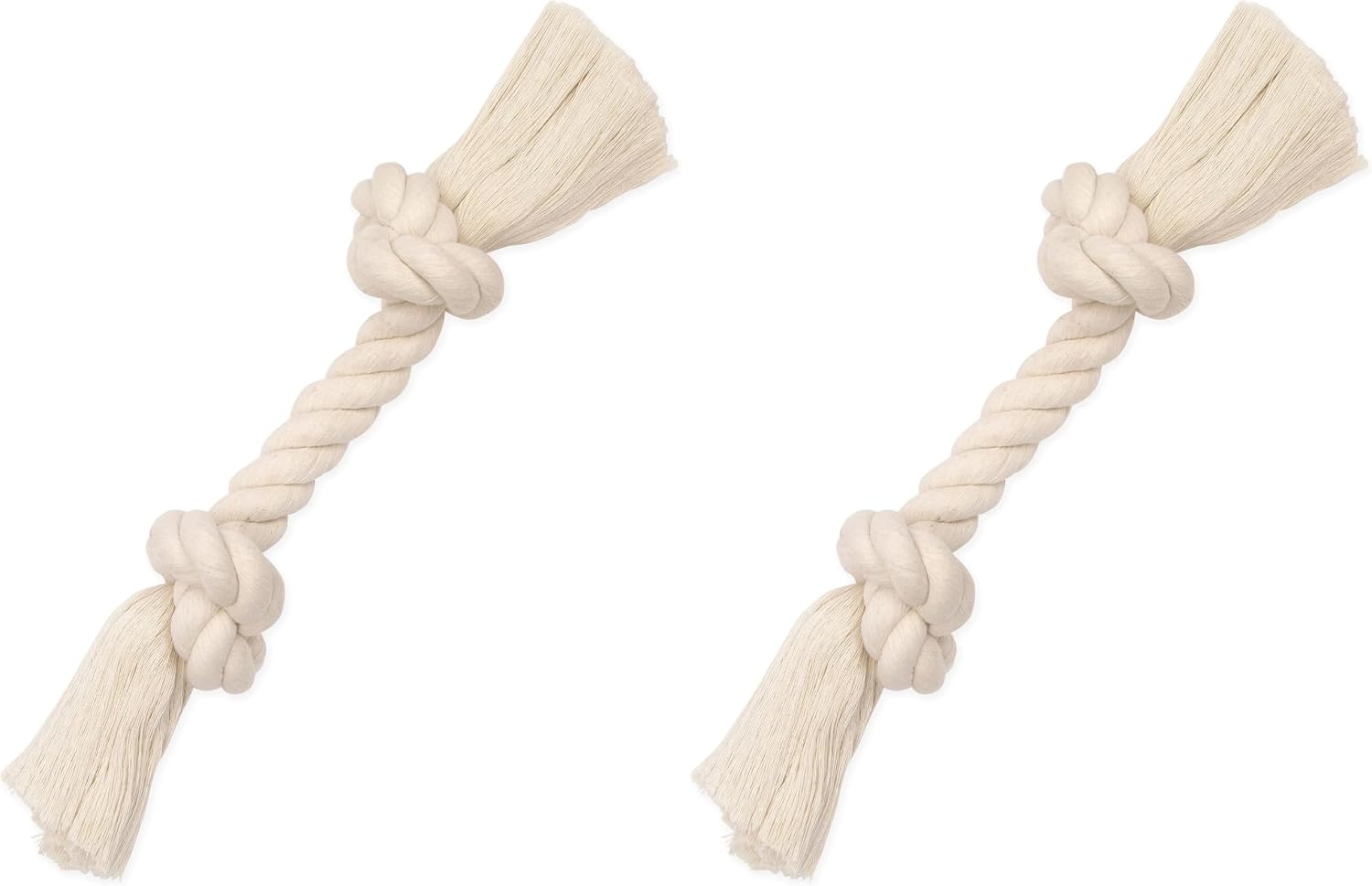 Mammoth Pet Products Dog,Flossy Chews 100-Percent Cotton White Rope Bone, Large, 14-Inch (10006V) - Image 10