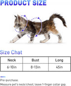 Cat wearing pink Gaahkai escape proof harness set