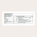 Thorne FiberMend 330 gram container supplement facts label