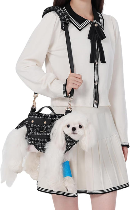 Wakytu Dog Lift Harness Dog Carrier VES Harness Adjustable Leash with Small Puppy Treat Bag,Fits Most Cars,L - Image 12