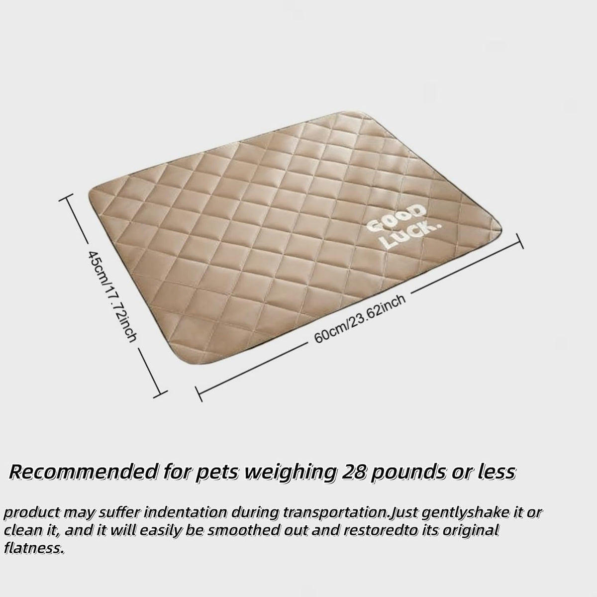 Neuqiho dog kennel mat with non-slip silicone bottom