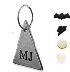 316 Surgical Grade Stainless Steel Personalized Dog & Cat ID Tags - Engraved Name or Text for Pet Collar Accessories, Original Funny Shapes (Bat) - Image 9