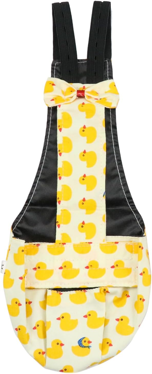 BestParts wearable poultry diaper detail of buttonhole adjustment