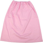 Sigzagor pail liner front view showing pink color and elastic opening