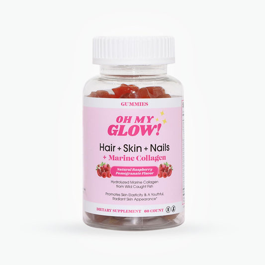 Snana Oh My Glow! Marine Collagen 60 count bottle for skin and hair health