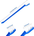 Newday pet toothbrush showing soft nylon bristles