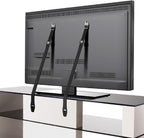 Family Care TV and furniture safety straps front view showing heavy duty metal anchors.