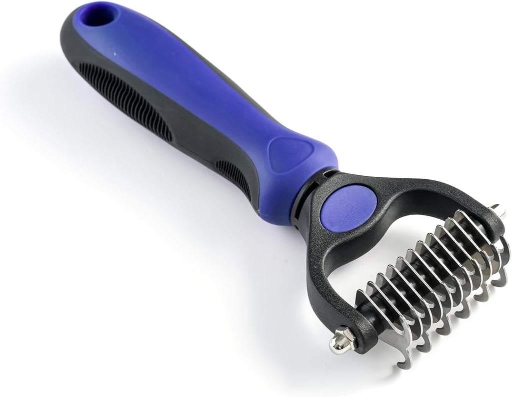 Small purple WePet pet brush for cats and puppies