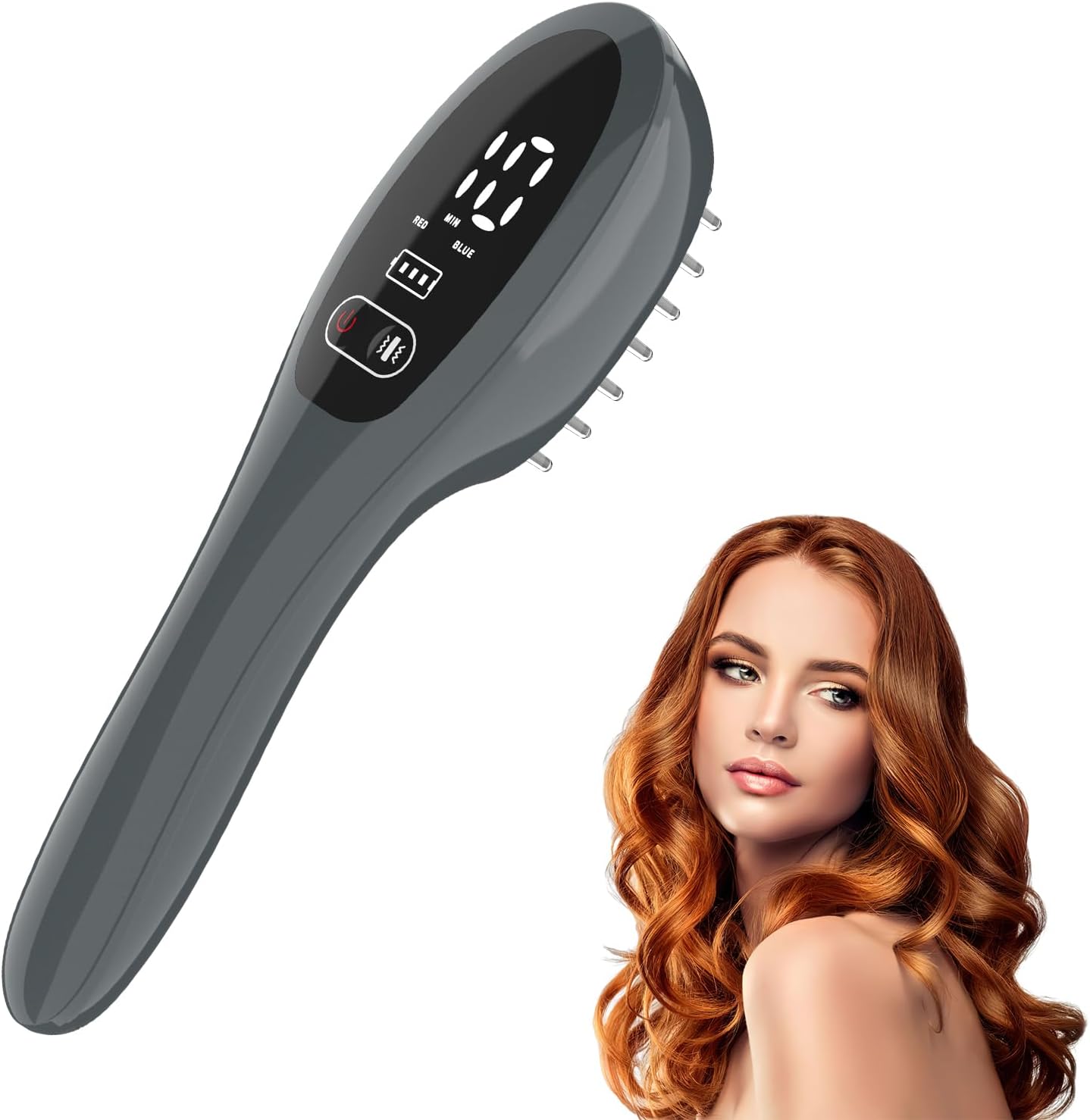 Jitesy Laser Therapy Hair Growth Comb front view for hair regrowth