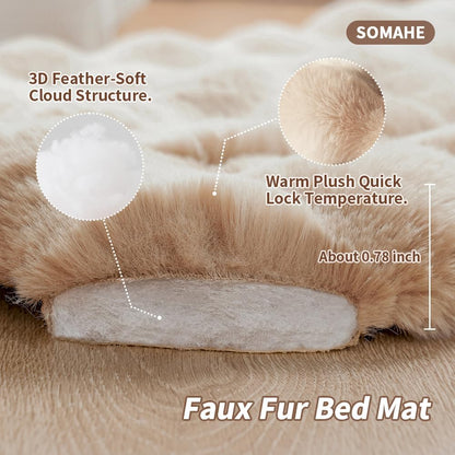 SOMAHE non slip cat cushion displaying the wave grip rubber base