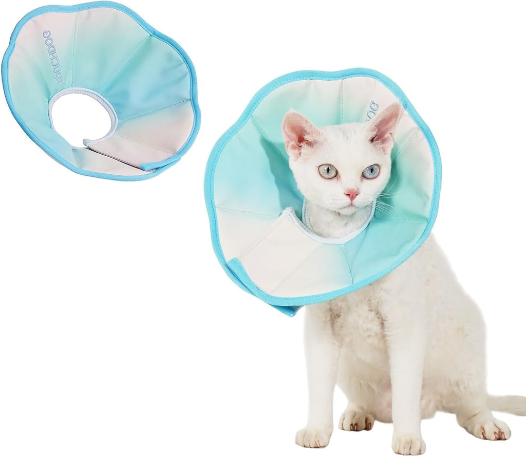 Touchdog Soft Cat Cone Collar, Waterproof Recovery Collar for Cats After Surgery, Lightweight Elizabethan Collar for Kittens, Small to Large (PINK01, M) - Image 15
