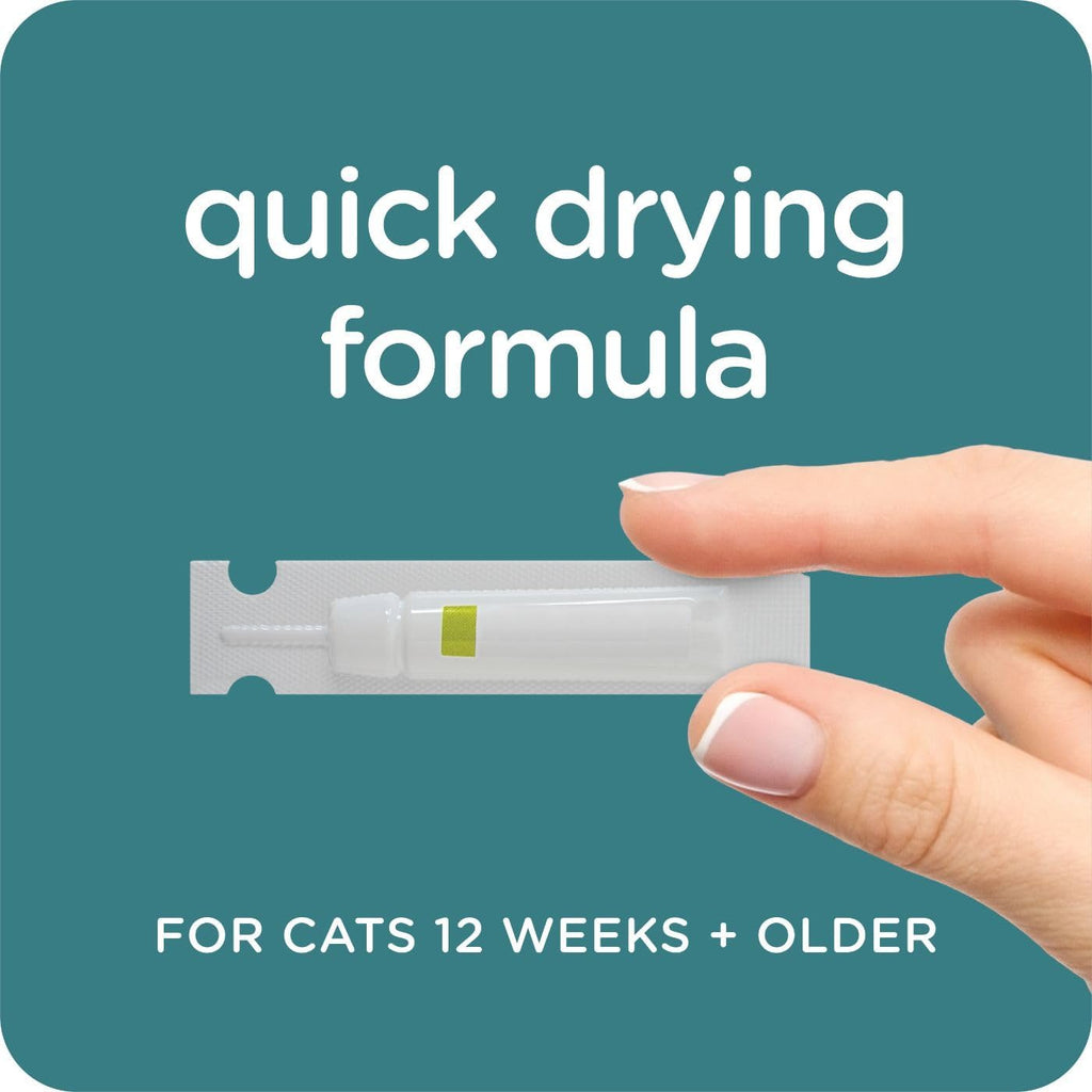 Sergeant's Guardian three count cat flea defense product on a solid background