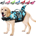 EMUST Dog Life Vests, Dogs Floats for Swimming, Boat, Pool, Ripstop Dog Life Jacket with High Buoyancy and Lift Handle for Small and Medium Breeds, (M,Pool Blue) - Image 15