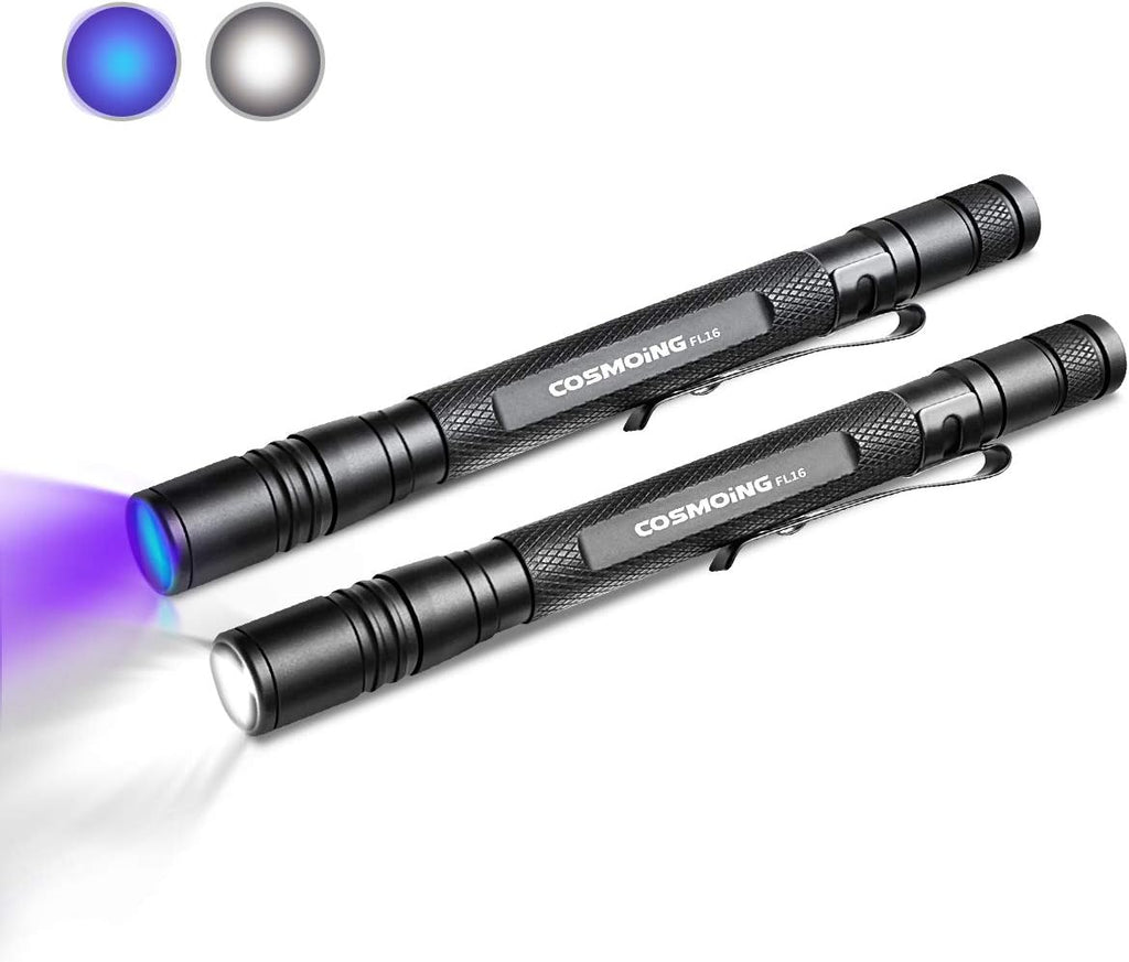 UV Flashlight, LED 395nm Ultraviolet Flashlight, Zoomable Pen Blacklight Flashlight IP54 Waterproof Detector for Pet Urine, Cat Dog Stains, Bed Bug, Household Wardrobe Toilet - Image 11