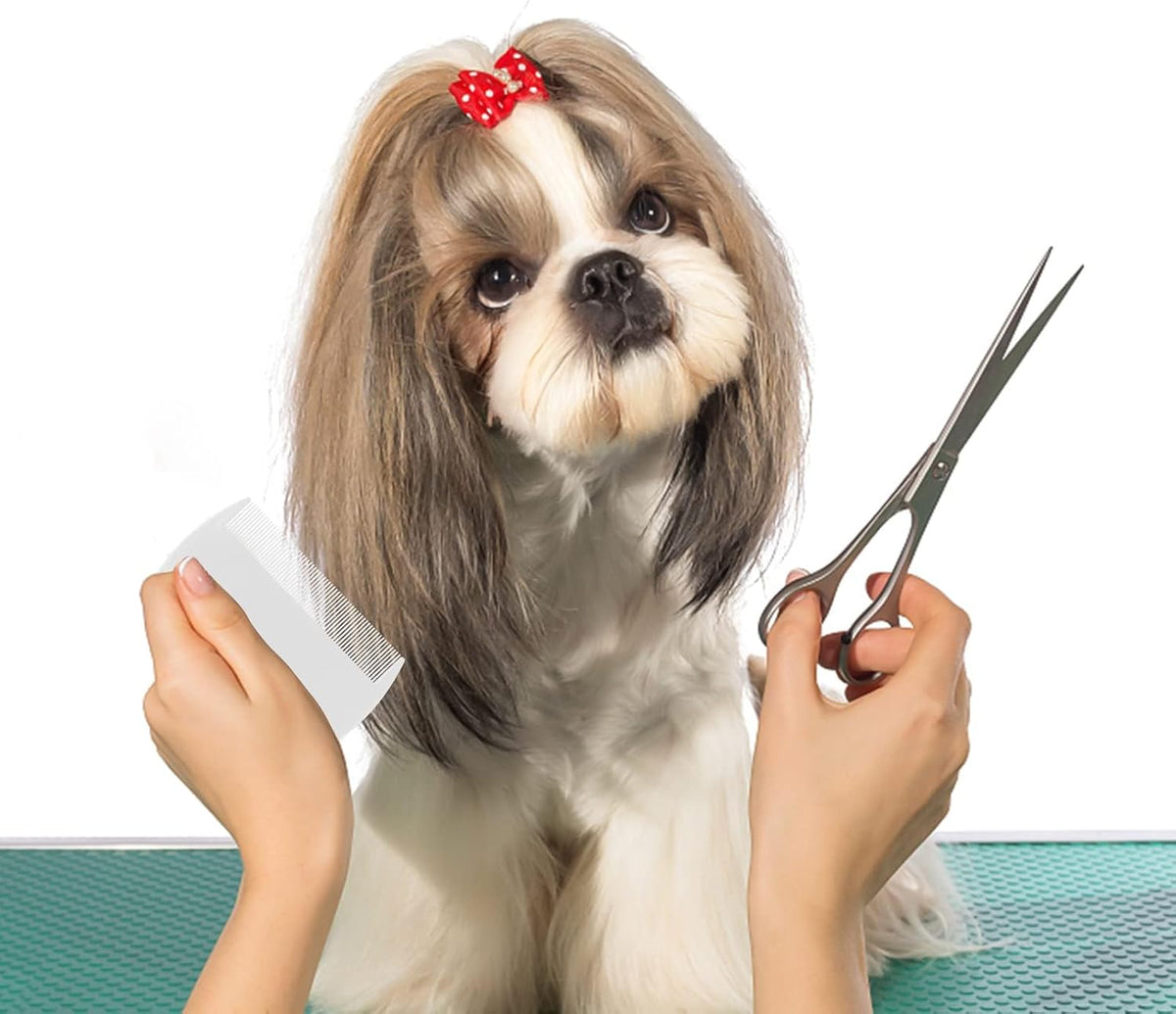 Durable plastic handle of MoHern dog flea comb