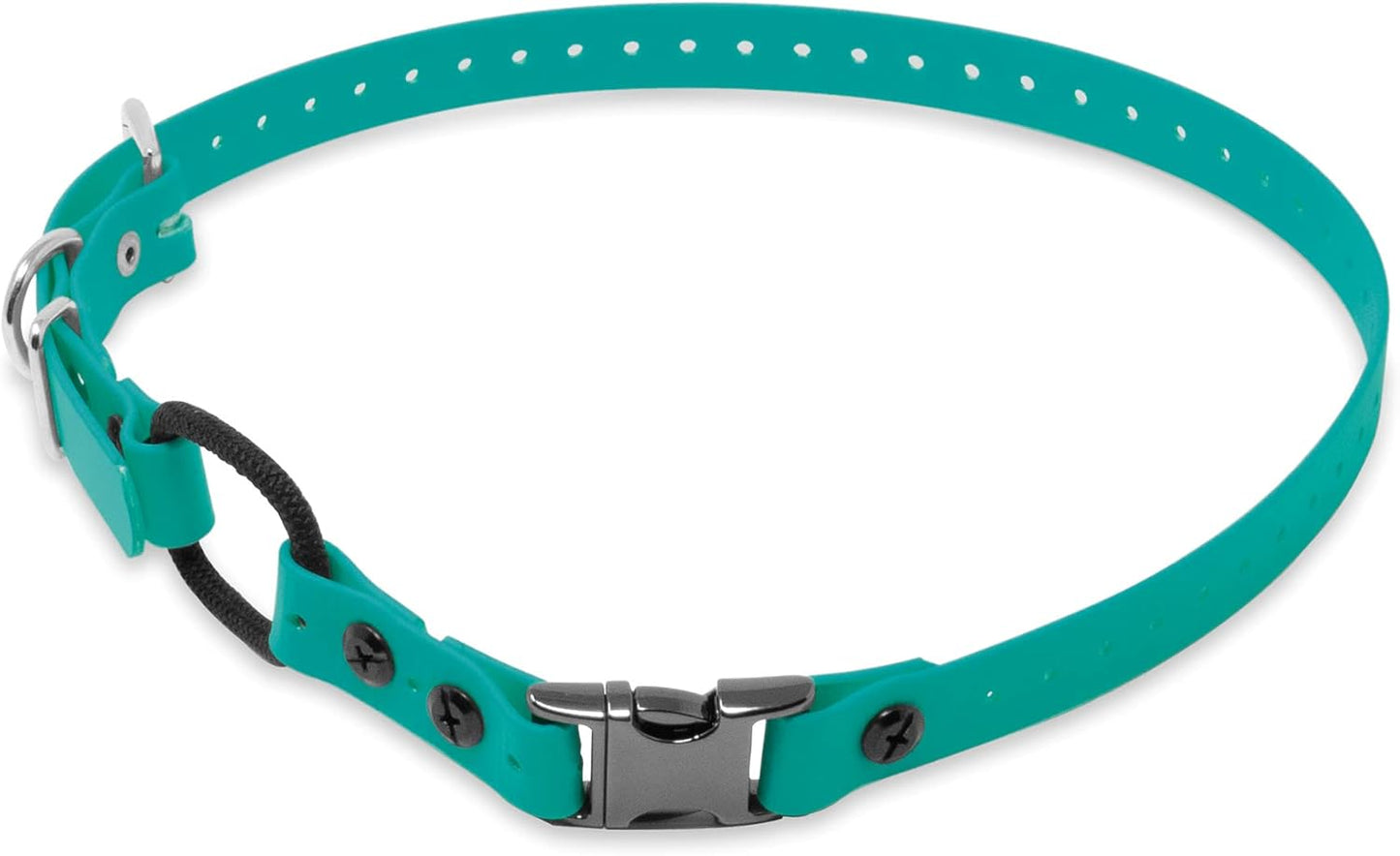 Educator Quick Snap 3/4-Inch Dog Training Collar Strap - Fits ME-300, ET-300/400, EZ-900, PE-900 & PG-300 Receivers - 33" Trim-to-Fit Biothane Bungee Collar, Black - Image 13