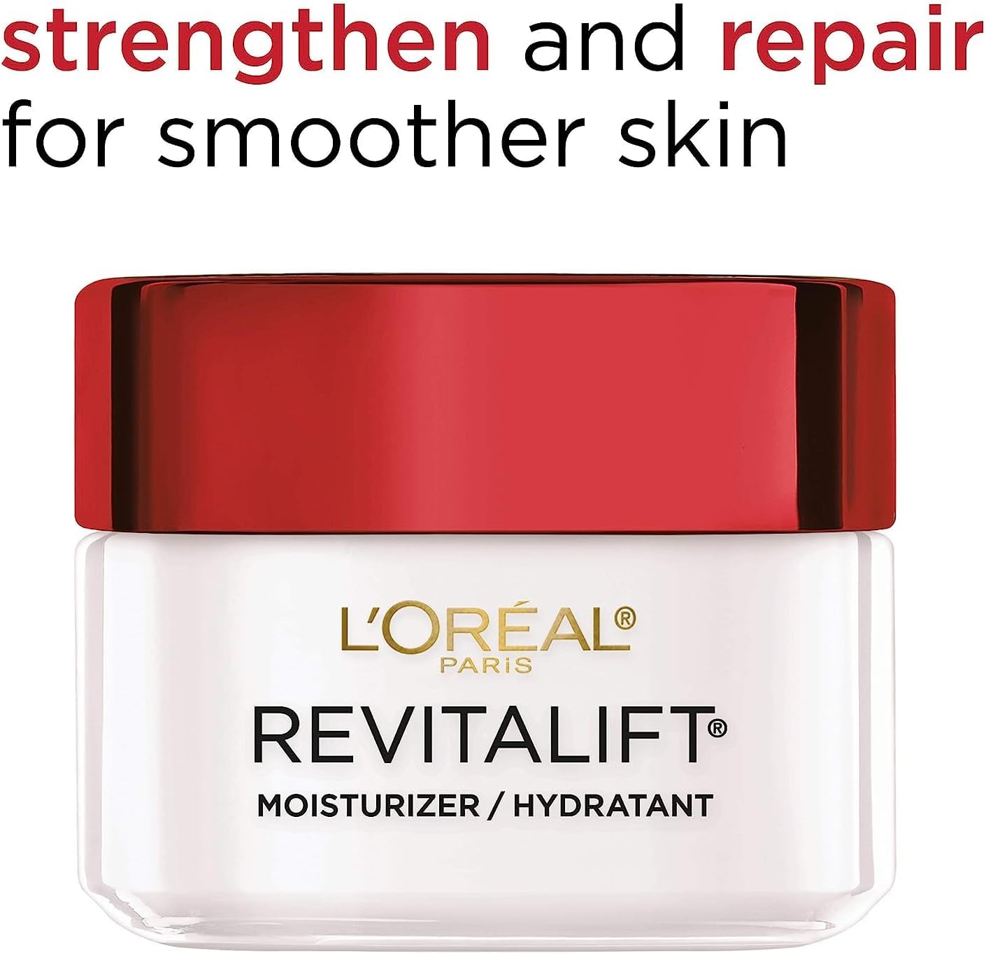 L'Oreal Paris Revitalift daily wrinkle reduction cream application view
