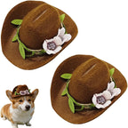 Durable polyester and non-woven fabric texture of the brown hen hat