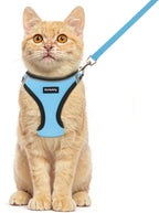 Rttochfy Cat Harness and Leash Set, Escape Proof Kitten Harness, Soft and Breathable Vest with Reflective Strip, Easy to Wear for Cats Walking and Traveling (Pink, S) - Image 12