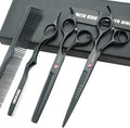 Smithking professional hair cutting thinning scissors set front view
