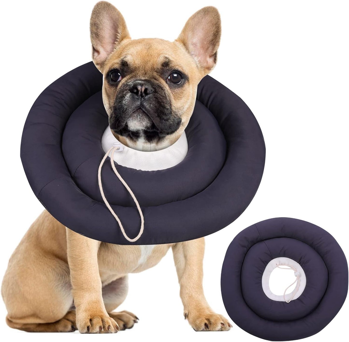 IDOMIK Dog Recovery Collar, Waterproof Soft Dog Cone After Surgery, Comfy Protective Elizabethan Collar Alternative for Dogs Cats, Adjustable Pet Neck Donut Cone Anti-Licking Biting Wounds,Pink,M - Image 15
