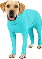 Parderry protective post operative dog clothes packaging and size details