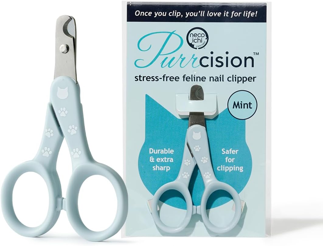 Necoichi Purrcision Feline Nail Clipper | Lever Principle Cat Nail Clipper | Butter-Smooth Cuts | Made in Japan, Seki Swordsmith Craftsman | Stainless Steel Cat Claw Trimmer for Indoor Cats (White) - Image 12