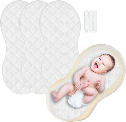 Suntue peanut shape changing pad liner 3 pack set