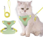 wanheart Cat Harness and Leash Set Escape-Proof Adjustable cat Leash and Harness Combo Suitable for All cat Breeds (Green, S) - Image 9
