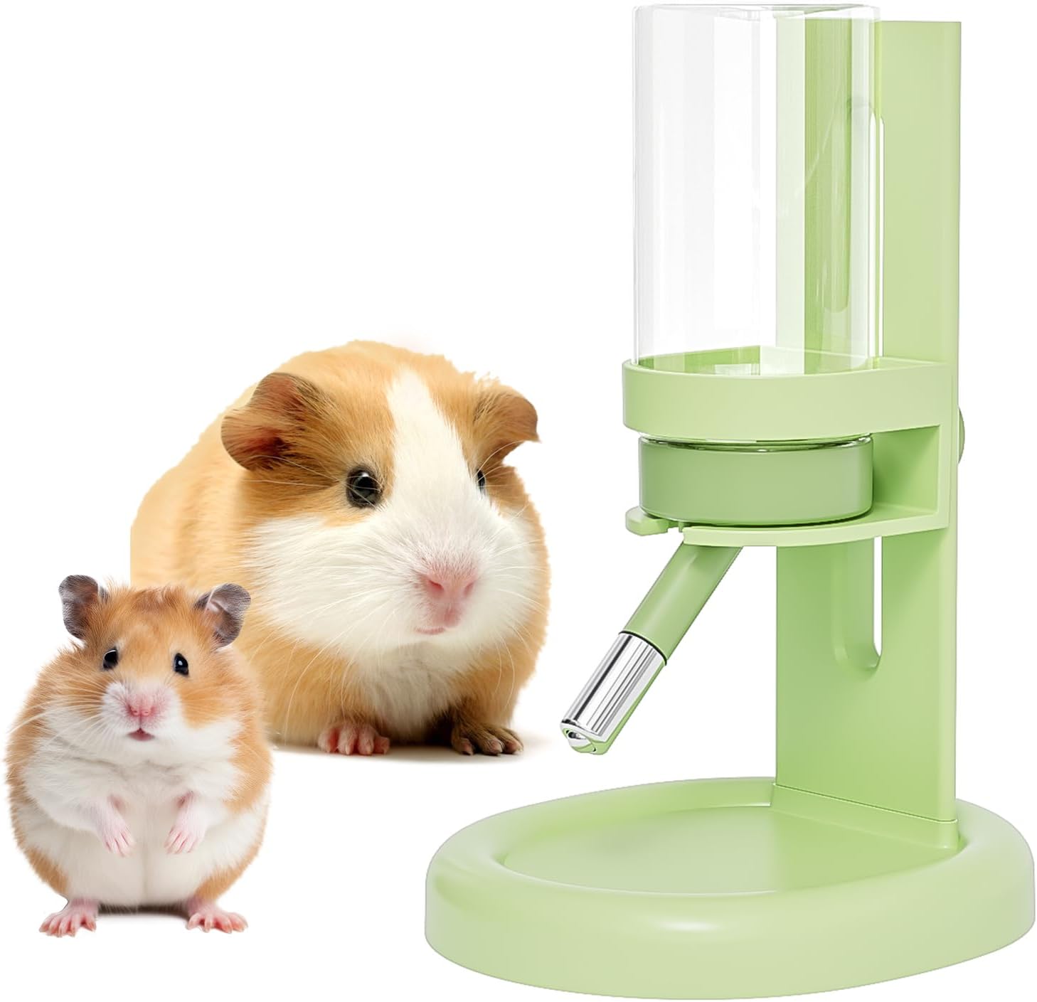 Guinea Pig Water Bottle No Drip - 4 oz Hamster Water Bottle for Glass Tank with Adjustable Stand, Leak Proof Small Animal Water Dispenser for Cage - Image 10