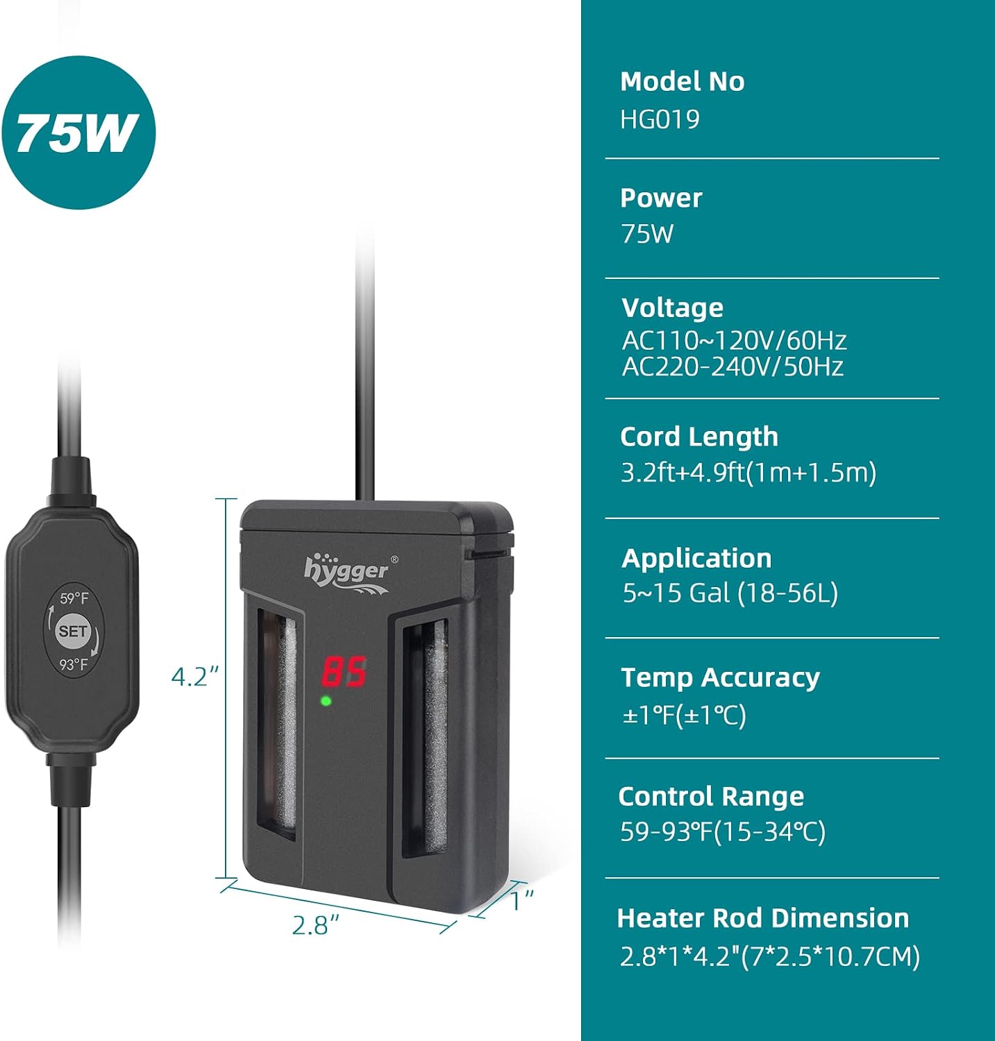 Safety protection features overview of hygger water heater