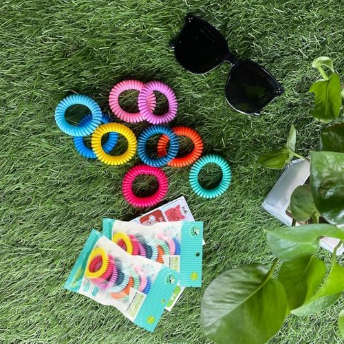 Travel size mosquito repellent kit with stickers and bands